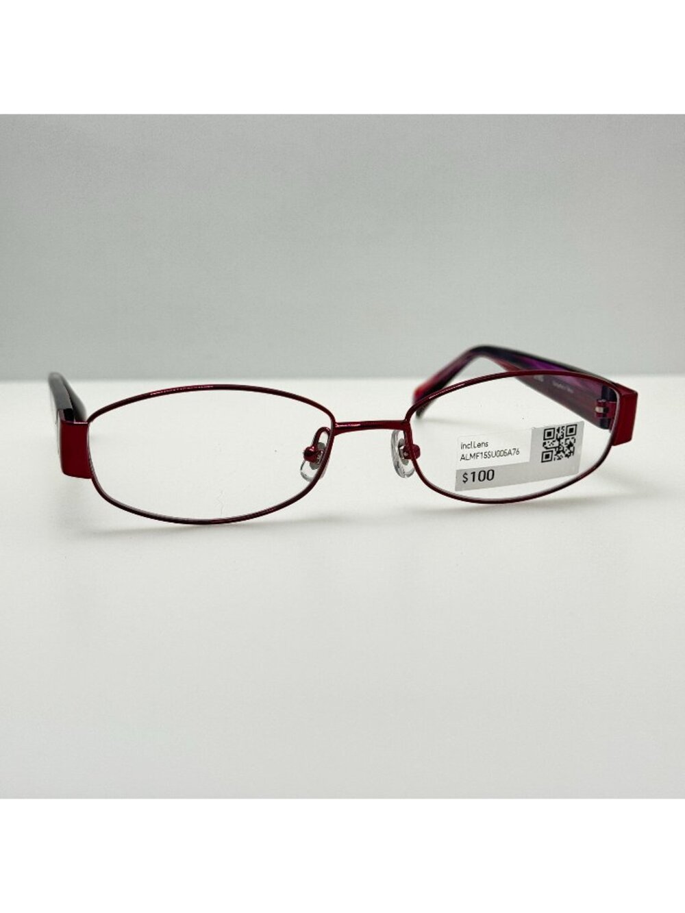 Jins LMF-15S-U005A 76 Eyeglasses Eye Glasses Frames 54-17-136 30.5